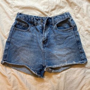 Fashion Nova Scrunch Denim Shorts
